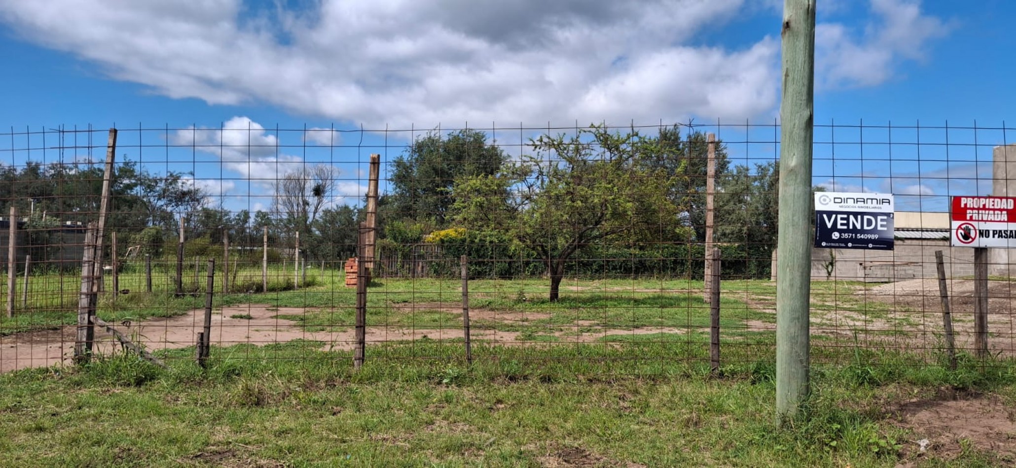 SE VENDE LOTE EN VILLA DEL DIQUE 