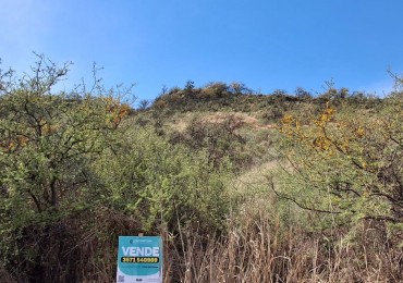 LOTE EN ZONA EN PLENO CRECIMIENTO, AL PIE DEL CERRO EN VILLA DEL DIQUE