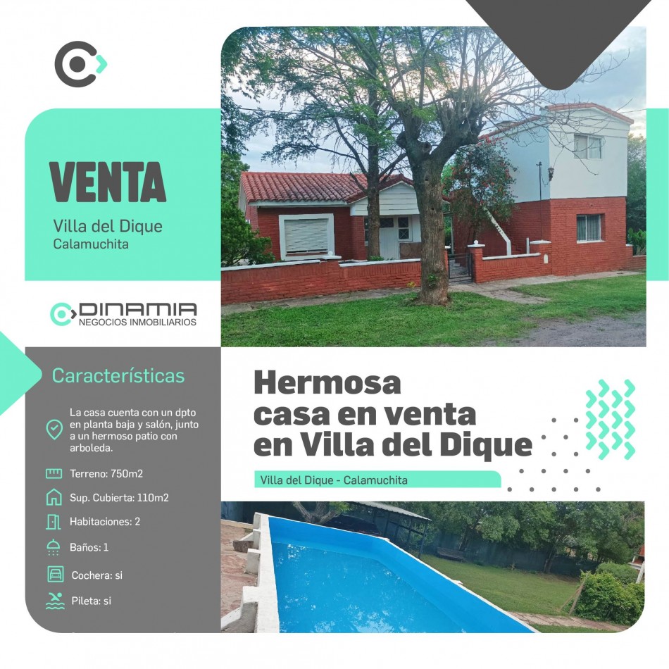 Foto Casa en Venta en Villa Del Dique, Córdoba - U$D 78.000 - pix114217120 - BienesOnLine