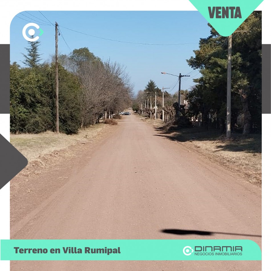 LOTE ESQUINA EN VILLA RUMIPAL