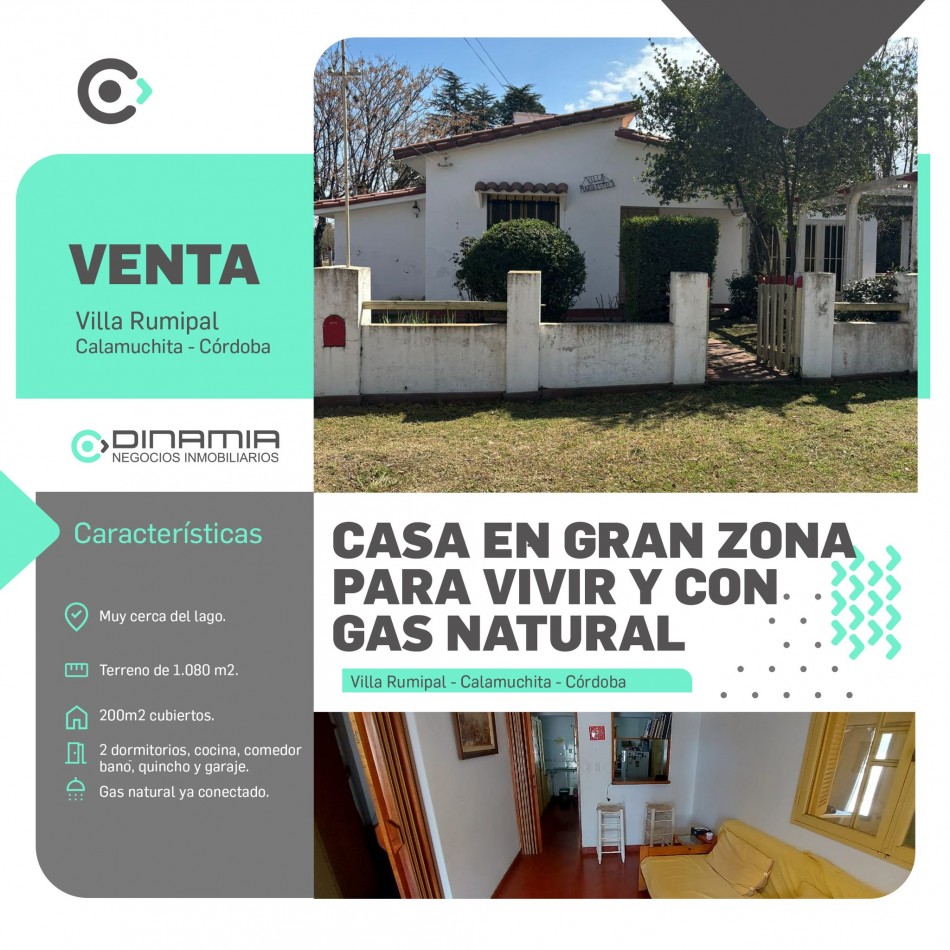 ESCUCHAMOS TU OFERTA, CASA EN VILLA RUMIPAL!