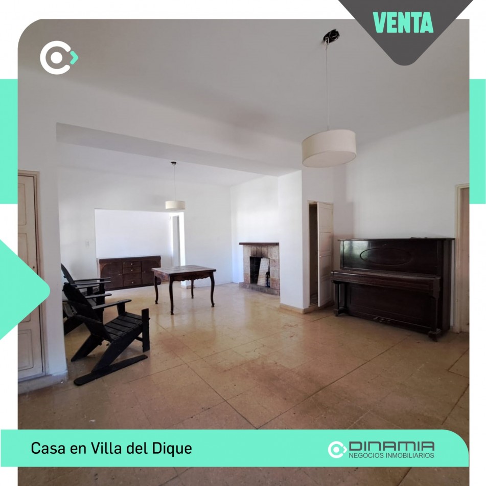 SE VENDE CASA EN ZONA PRIVILEGIADA EN VILLA DEL DIQUE