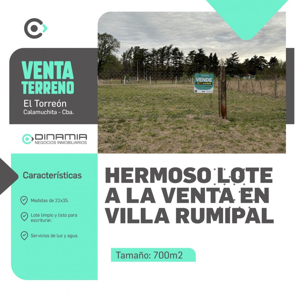 BUSCANDO CONSTRUIR EN EL TORREON? VILLA RUMIPAL