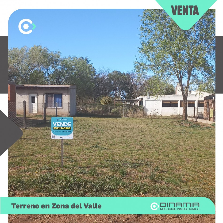 LOTE EN VENTA EN ZONA IDEAL PARA CONSTRUIR