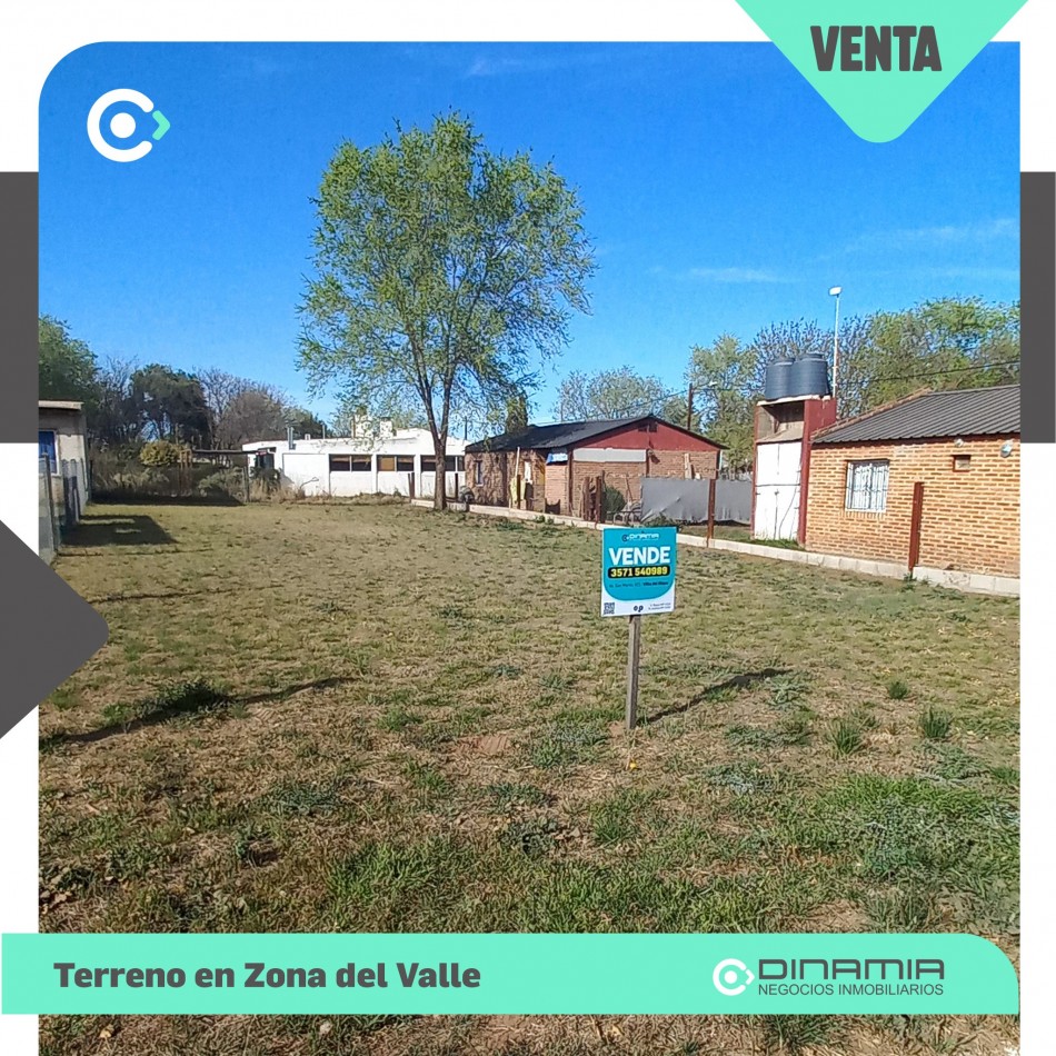 LOTE EN VENTA EN ZONA IDEAL PARA CONSTRUIR