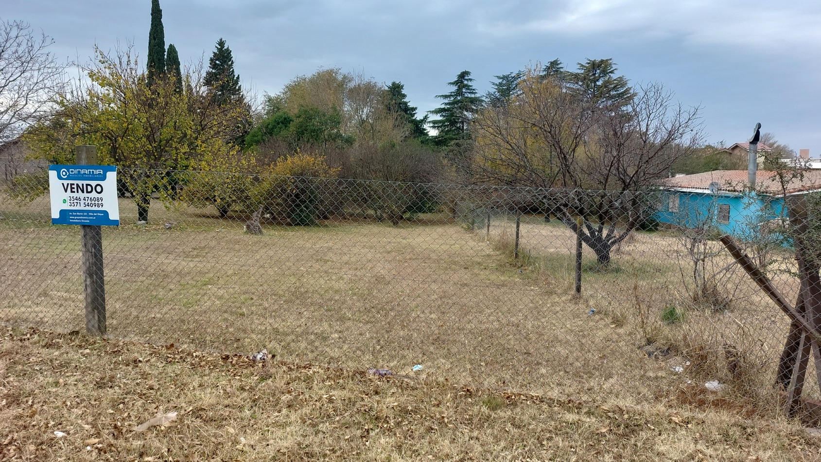  TERRENO EN VENTA EN ZONA COMERCIAL DE VILLA DEL DIQUE!