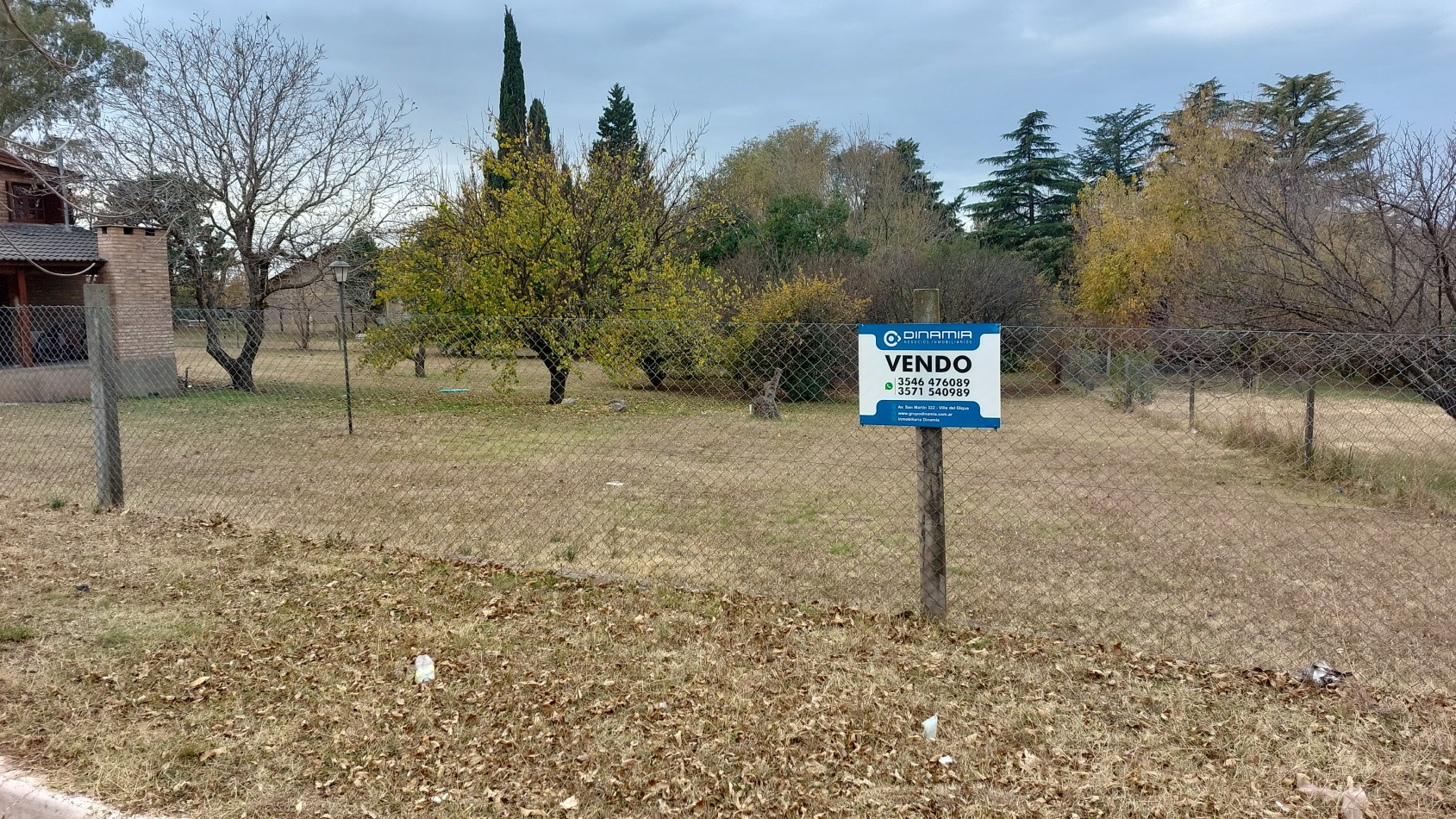  TERRENO EN VENTA EN ZONA COMERCIAL DE VILLA DEL DIQUE!